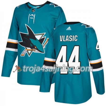 San Jose Sharks tröja Marc-Edouard Vlasic 44 Adidas 2017-2018 Teal Authentic - NHL Tröjor Herr San Jose Sharks tröja Marc-Edouard Vlasic 44 Adidas 2017-2018 Teal Authentic - NHL Tröjor Herr